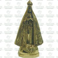 Imagem da Nossa Senhora Aparecida de meio corpo em Bronze Tam.60cm