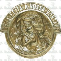 Seja Feita Vossa Vontade em Bronze Tam. 31cm