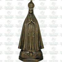 Imagem da Nossa Senhora Aparecida de corpo inteiro em  Bronze Tam.60 cm