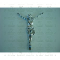 Cristo sem cruz em Alumínio Tam.25cm
