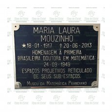 Placa para homenagem e ou inaugurações em bronze, tamanho 35 x 45 cm